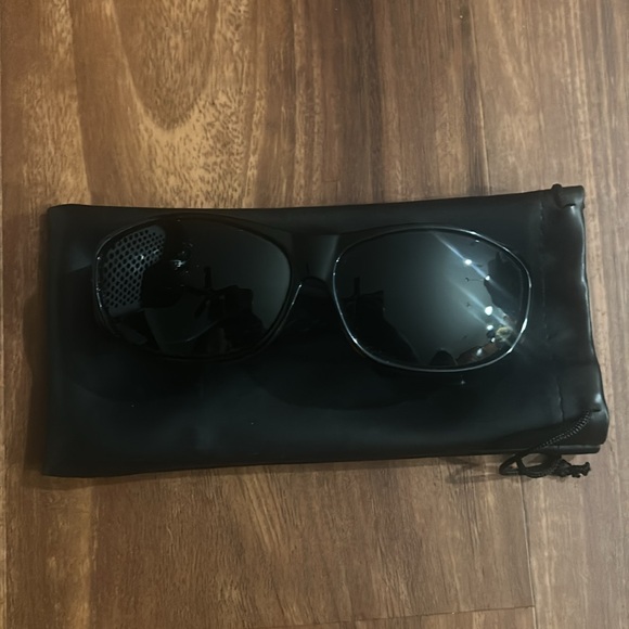 Polar Optics Polarized Fitover SUNGLASSES Brown size Large - Picture 3 of 4